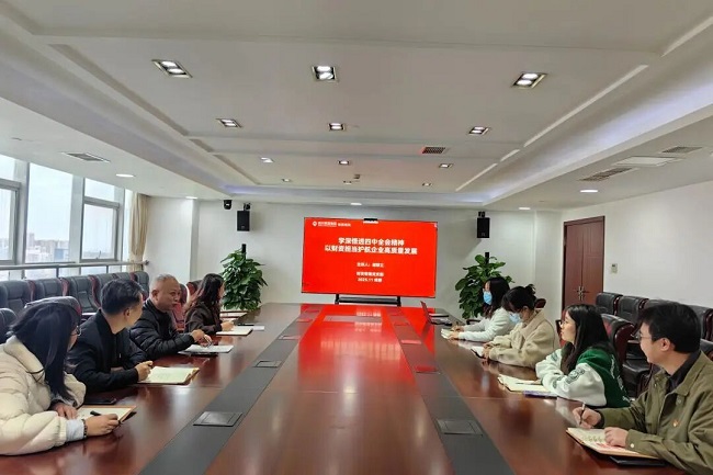 公司各级党组织召开专题学习会 传达学习党的二十届四中全会精神